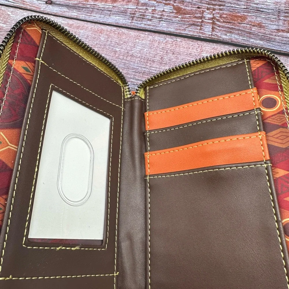 LOUNGEFLY | Marvel Black Panther Wakanda Forever Zip Around Wallet NWT